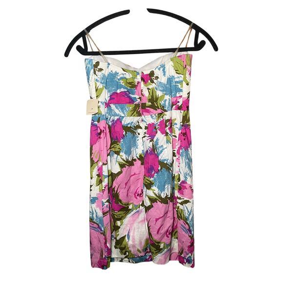 Twenty One - Floral Strapless Mini Dress - Size Small - Picture 2 of 13
